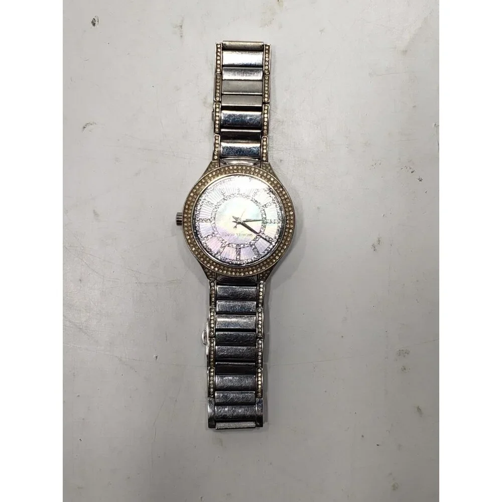 Michael Kors Women's MK3311 'Kerry' Crystal Stainless steel Watch Pre Owned